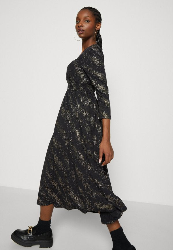 ONLY ONLNEW PELLA FOIL WRAP DRESS