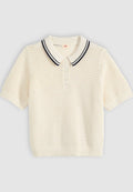 Levi's® ALIZEE - Polo shirt - egret/navy