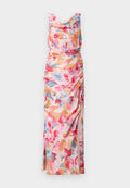Abercrombie & Fitch Cowl Neck Draped Maxi Dress