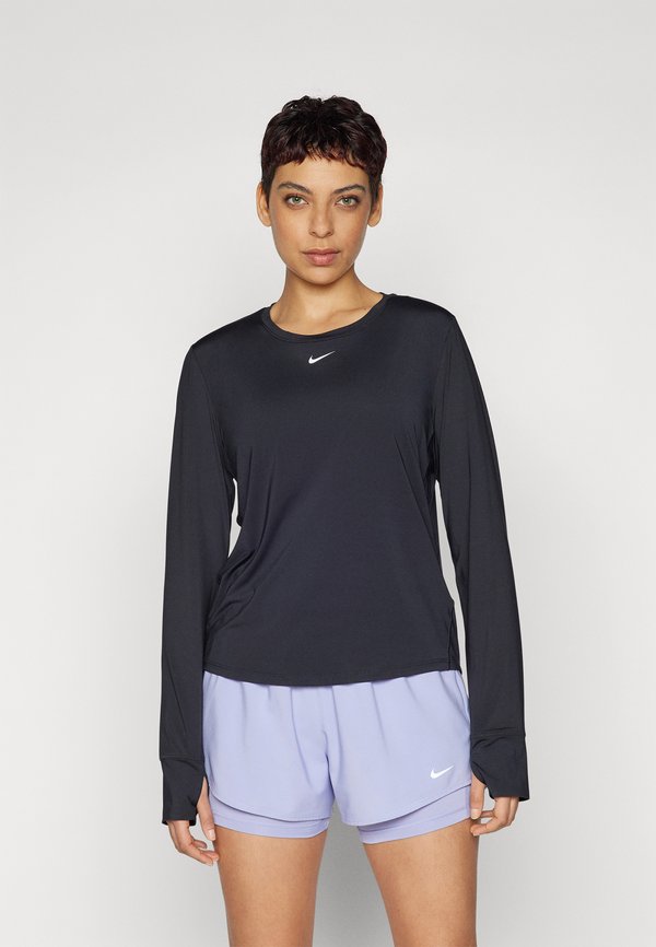 Nike Performance ONE CLASSIC TOP  - Long sleeved top - black/white