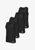 adidas Sportswear TANK 4ER PACK ACTIVE FLEX ERGONOMIC - Undershirt - schwarz
