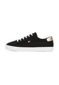 Tommy Hilfiger METALLIC HEEL CANVAS TRAINERS