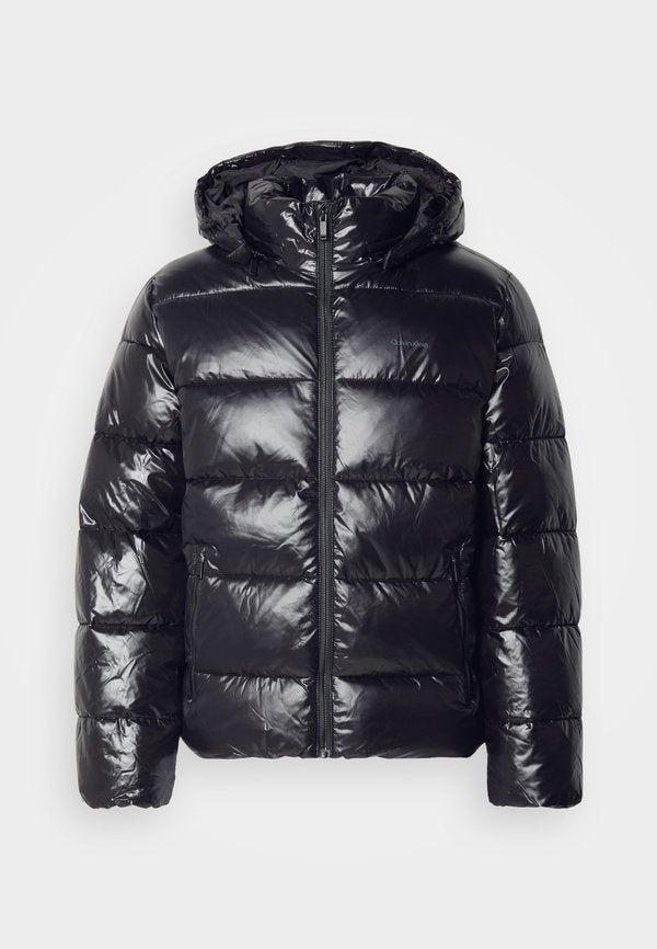 Calvin Klein GLOSSY CHANNELED PUFFER