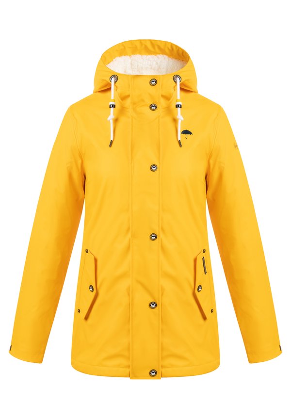 Schmuddelwedda SCHMUDDELWEDDA REGENJACKE MIT WEBPELZFUTTER IN TEDDYOPTIK KILATA