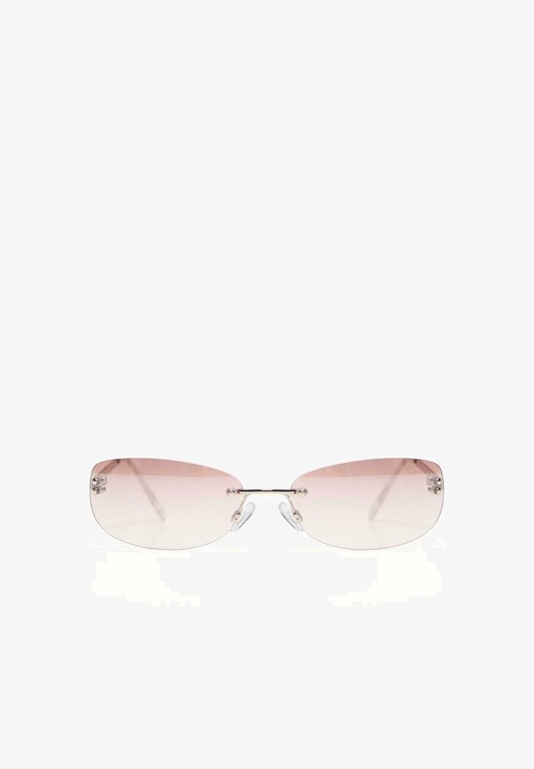 Bershka RIMLESS - Sunglasses - light pink