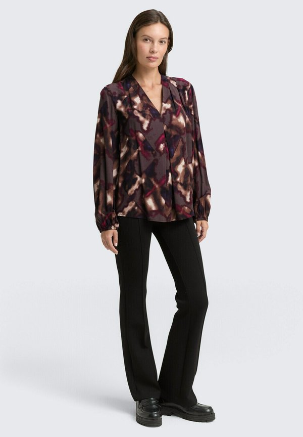 TOM TAILOR PRINTED V NECK