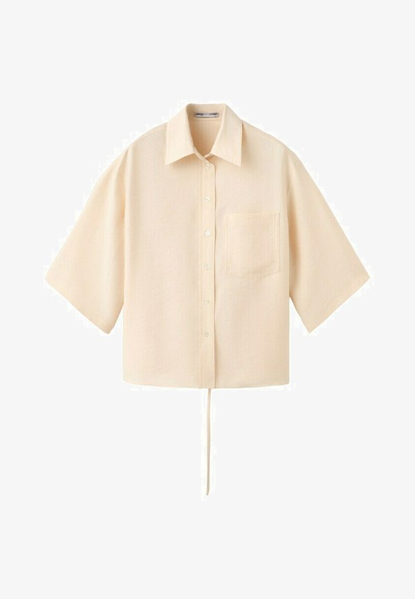 Mango ADULT - Button-down blouse - beige