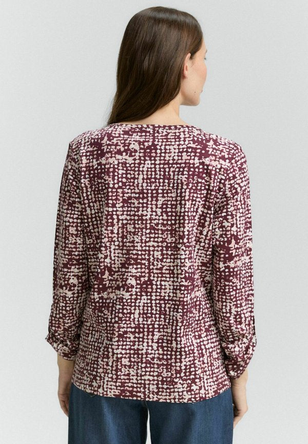 TOM TAILOR HENLEY MIT MUSTER