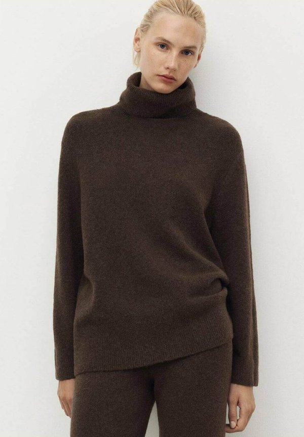 Mango TURTLENECK  - Jumper - brown