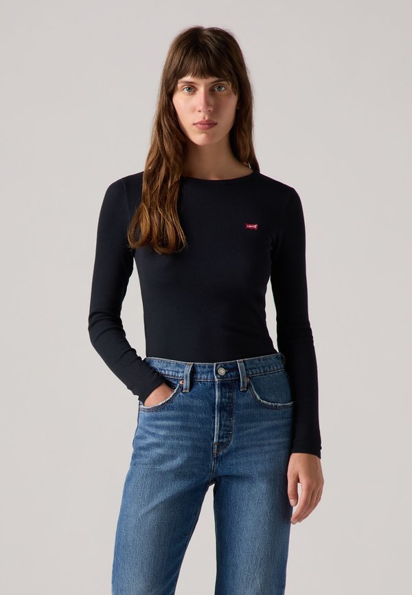 Levi's® HAYES TEE - Long sleeved top - anthracite night