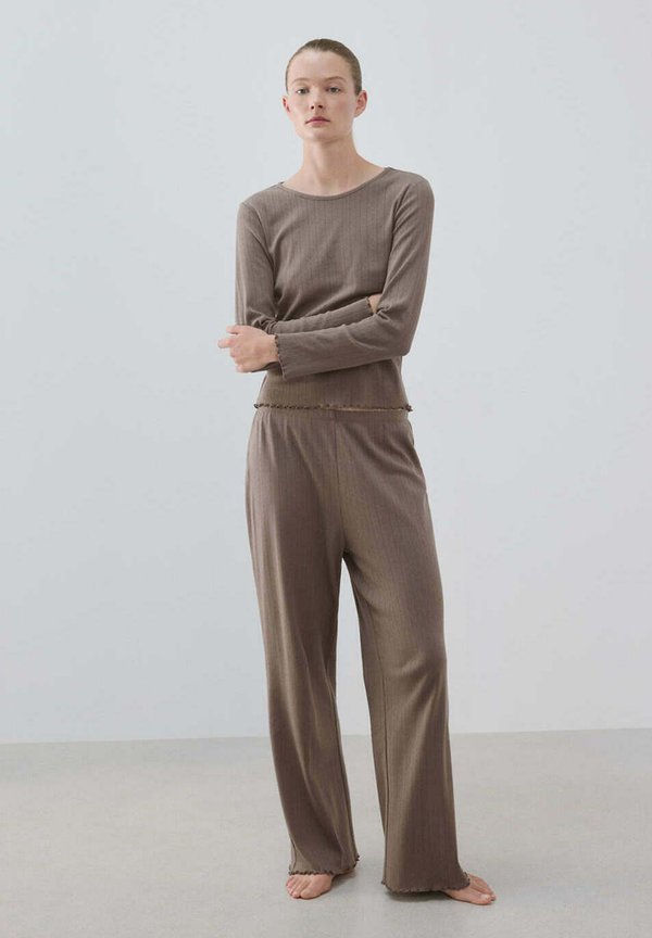 Mango ADULT SET - Pyjama set - brown