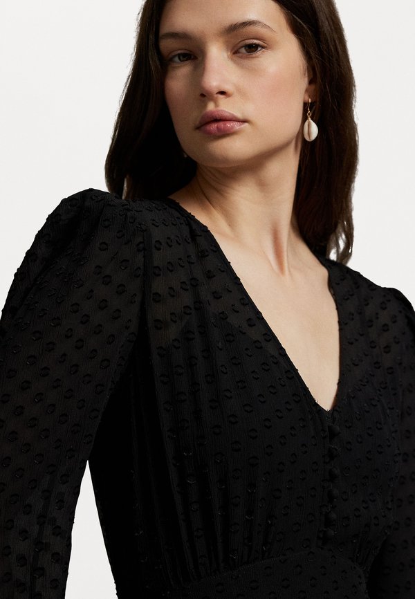Polo Ralph Lauren SILK-BLEND BLOUSON DRESS