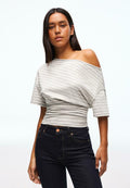 Bershka SHORT SLEEVE - Basic T-shirt - beige