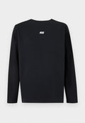 Nike Sportswear CLUB VARSITY CREW - Sweatshirt - black/white