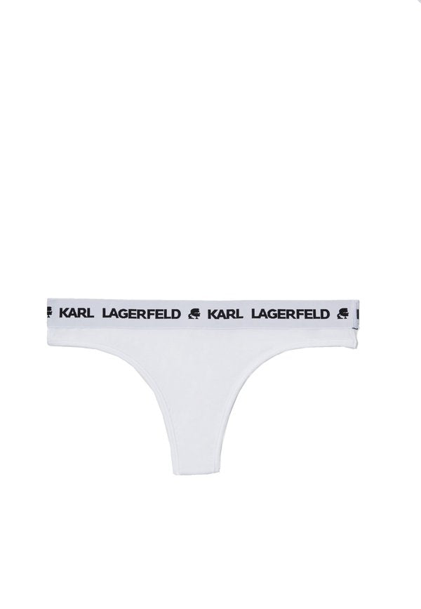 KARL LAGERFELD LOGO THONG