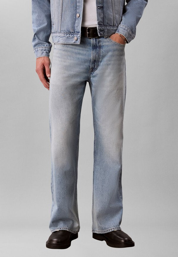 Calvin Klein Jeans GLAZED SAPPHIRE - Bootcut jeans - blue