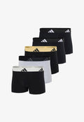 adidas Sportswear ACTIVE 5 PACK - Trunks - schwarz hellgrau