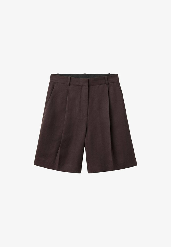 Mango ADULT - Shorts - dark brown