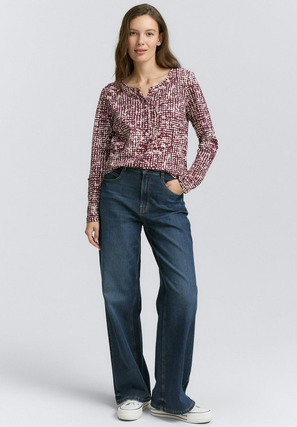 TOM TAILOR HENLEY MIT MUSTER