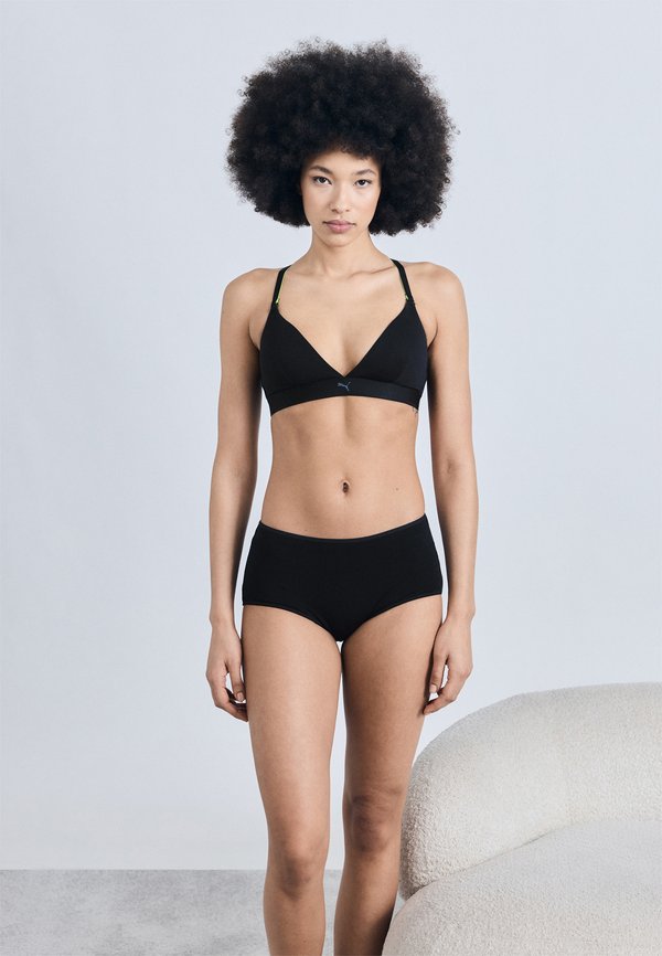 Puma WOMEN MAINLINE MINI 3 PACK - Boyshorts - black