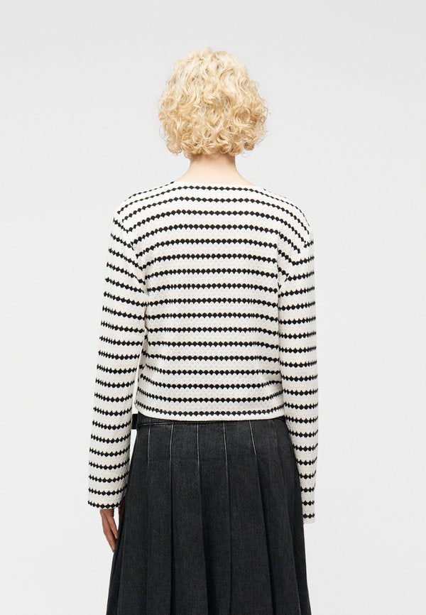 ONLY ONLEVA O NECK STRIPE