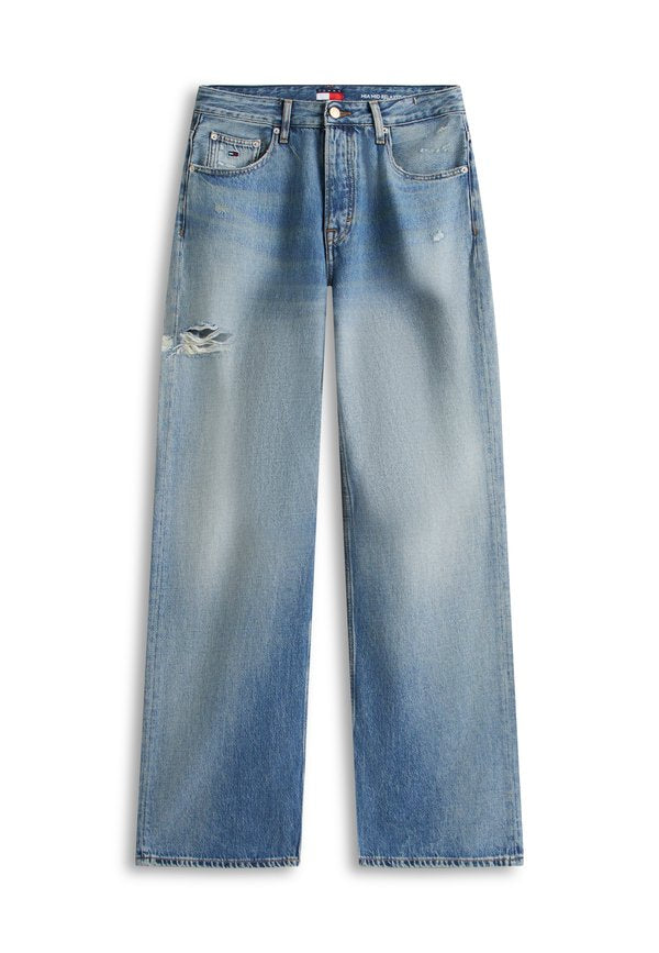 Tommy Jeans MIA DISTRESSED MID RISE RELAXED STRAIGHT LEG JEANS