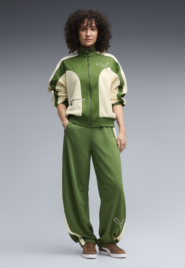 Puma T7 RELAXED LOVE OF THE CAT TRACK JACKET - Bomber Jacket - earthy green