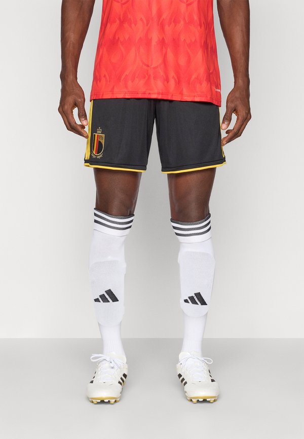 adidas Performance BELGIUM 26 HOME SHORTS - National team wear - black/bold gold-coloured