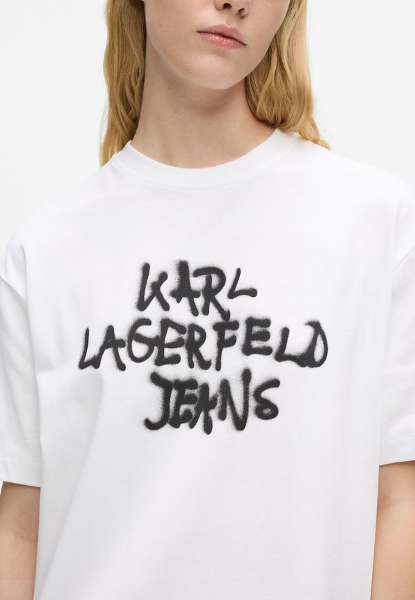 Karl Lagerfeld Jeans GRAFFITI TEE DRESS