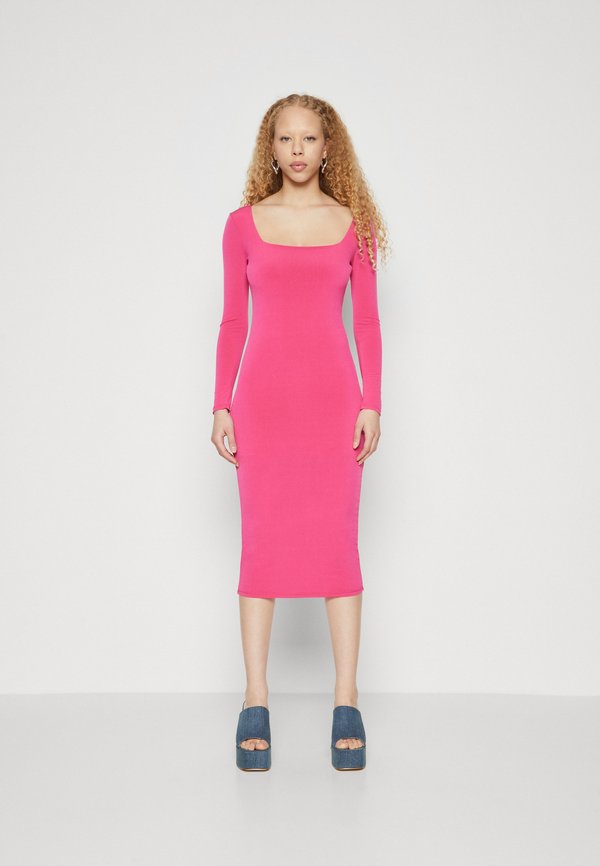 WAL G. SQUARE NECK MIDI
