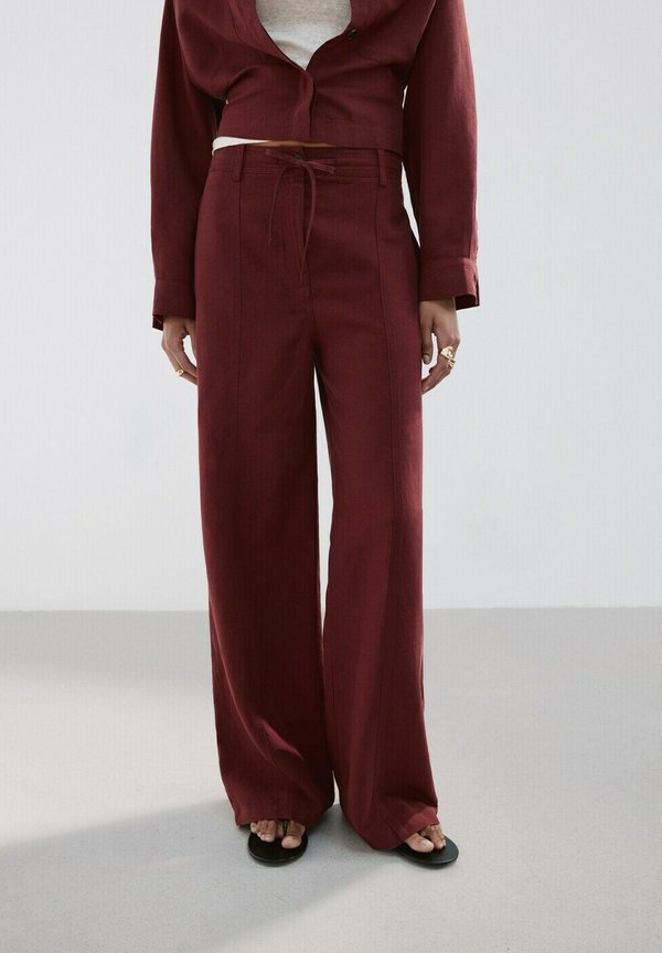 Mango ADULT - Trousers - bordeaux