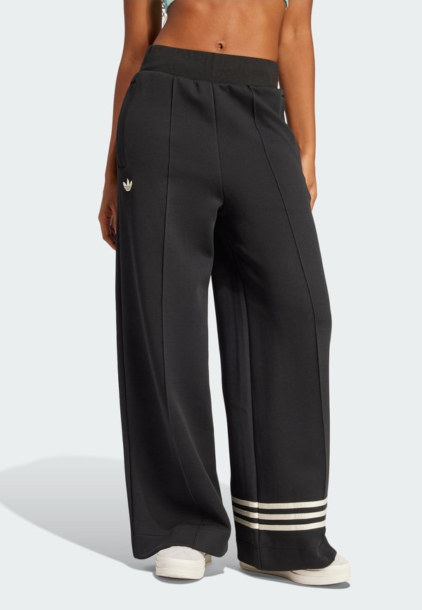 adidas Originals ADICOLOR NEUCLASSICS TRACK WIDE - Tracksuit bottoms - black   cream white