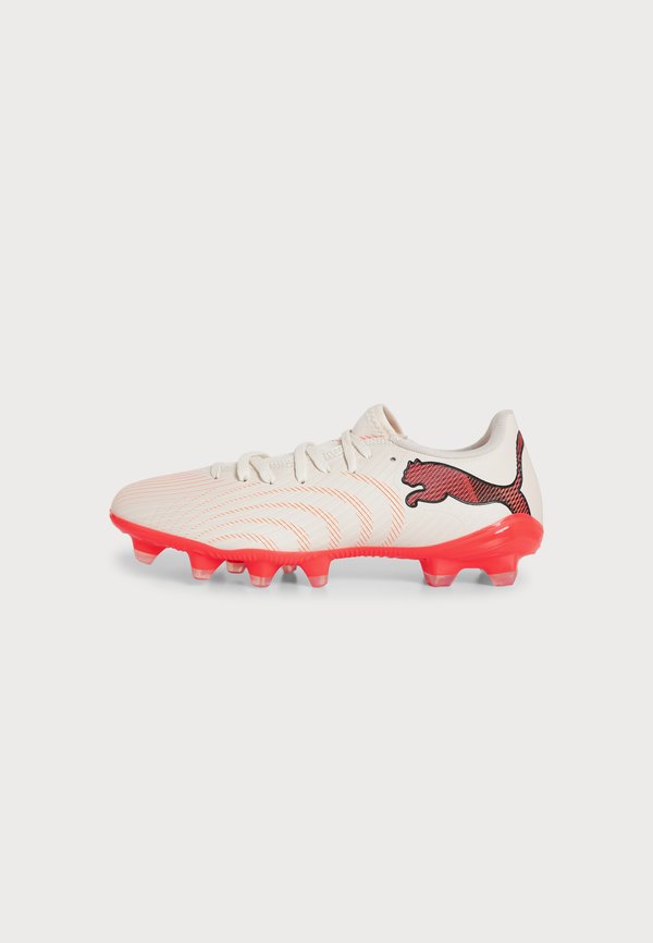 Puma FUTURE 9 PLAY FG/AG WN'S - Firm-ground football boots - sugared almond/white/ultra red/black