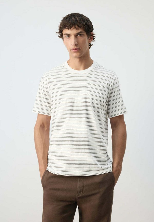 Mango ADULT - Print T-shirt - off white