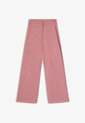 Bershka STRAIGHTWITH PRINT - TROUSERS - Trousers - red