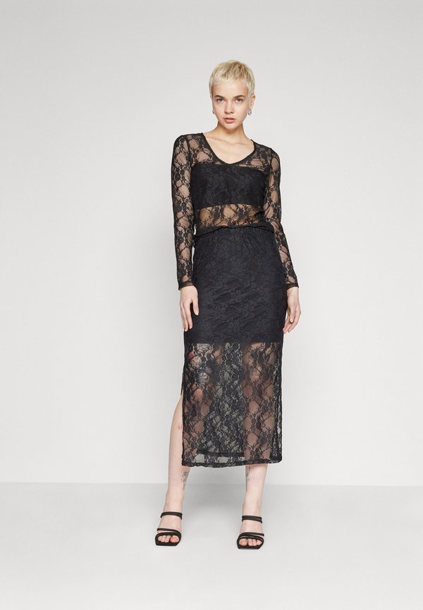 Pieces PCNACY LACE ANKLE SKIRT