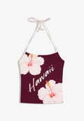 Bershka TOP - Top - dark red