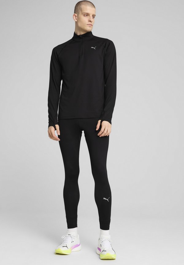 Puma M RUN VELOCITY CLOUDSPUN 1/4 ZIP - Long sleeved top - puma black