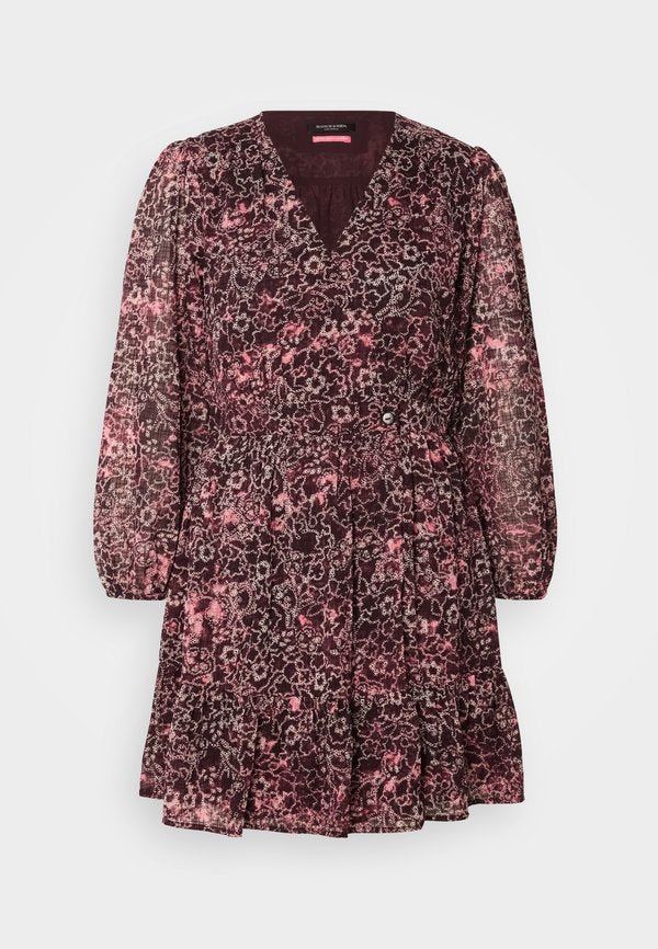 Scotch & Soda MINI WRAP DRESS