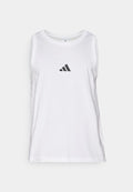 adidas Sportswear ESSENTIALS SMALL LOGO SINGLE  TOP - Top - white/black