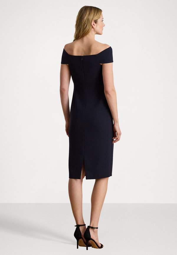 Lauren Ralph Lauren TWIST-FRONT CREPE COCKTAIL DRESS
