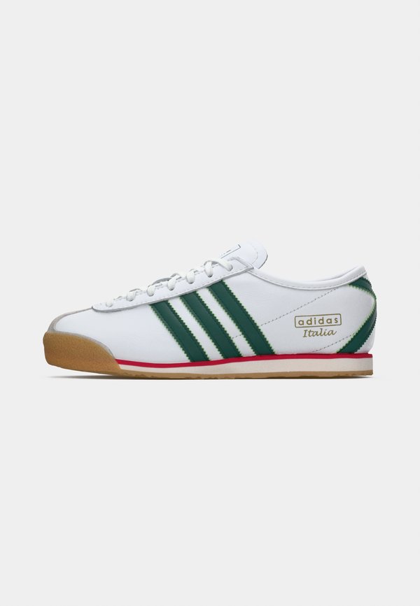 adidas Originals ITALIA 70S UNISEX - Trainers - footwear white/collegiate green
