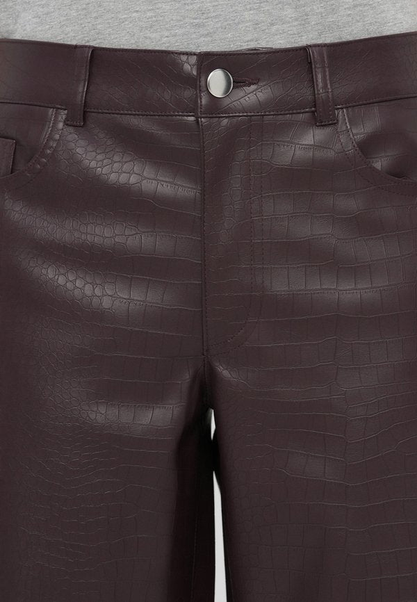 JDY JDYALEXA COSMO CROCO STRAIGHT PANT