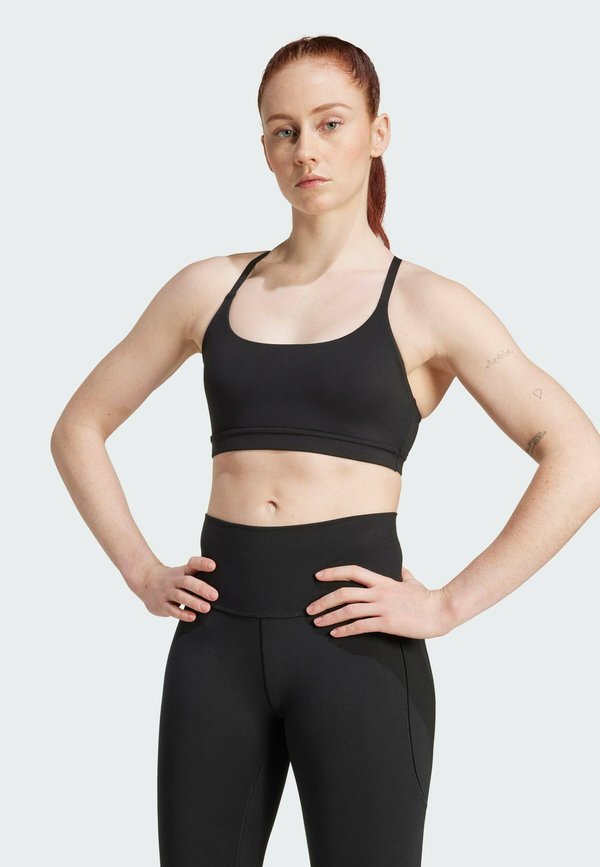 adidas Performance ALL ME LS - Light support sports bra - black