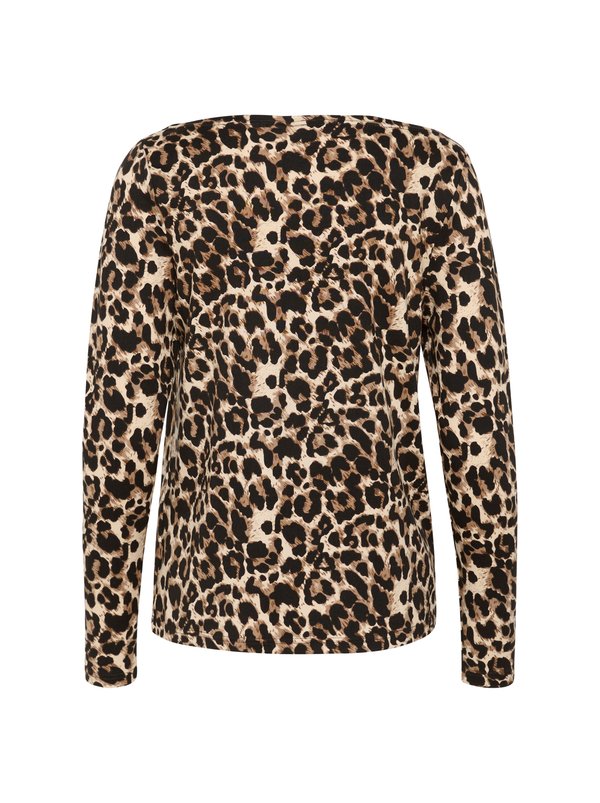 Cream CRLEOA LONG SLEEVE BOATNECK