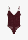 Bershka Body - dark red