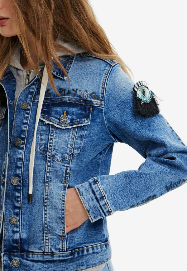 Desigual HOODED DENIM TRUCKER