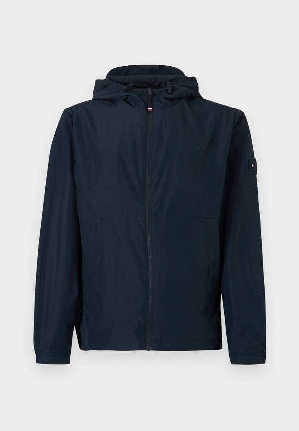 Tommy Hilfiger TONAL LOGO ZIP-THRU HOODED JACKET
