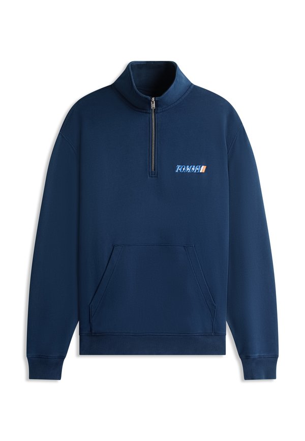 Tommy Jeans WASHED TERRY RELAXED HALF-ZIP JUMPER