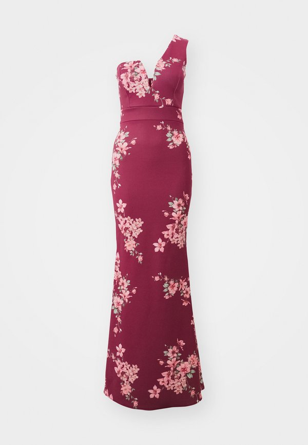 WAL G. WEDDING GIGI ONE SHOULDER MAXI
